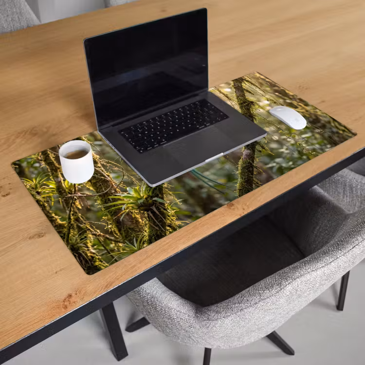 Quetzal - Jungle - Natuur - Groen Muismat XXL klein -sfeer1