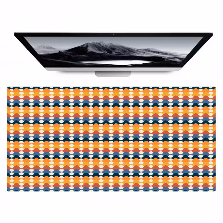Retro - Disco - Golven Muismat XXL klein 681 -zzz3d