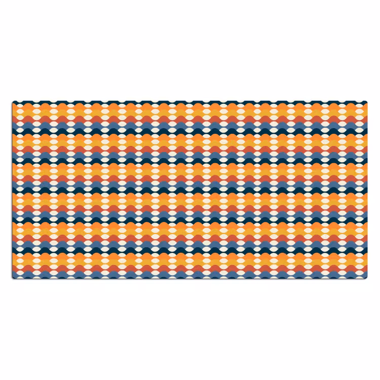Retro - Disco - Golven Muismat XXL klein 681 -3d_leeg