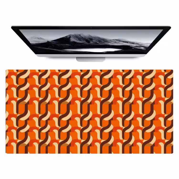 Retro - Modern - Kleurrijk Muismat XXL klein 681 -zzz3d