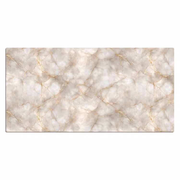 Zandkleurig - Marmer - Natuursteen Muismat XXL klein 681 -3d_leeg