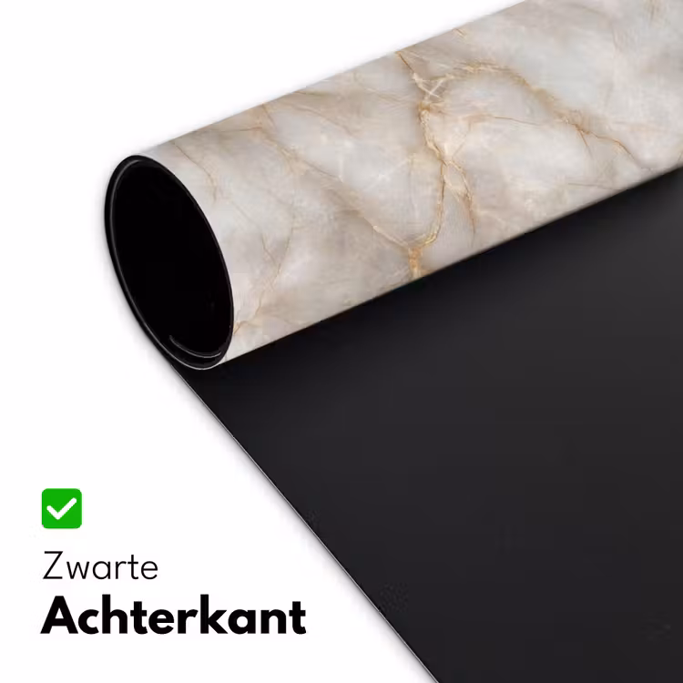 Zandkleurig - Marmer - Natuursteen Muismat XXL klein 681 -sfeer2