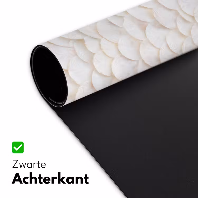 Schubben - Wit - Elegant Muismat XXL klein 681 -sfeer2