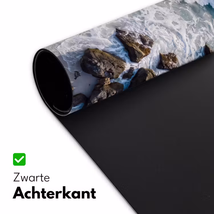 Zee - Golf - Strand - Natuur - Blauw Muismat XXL klein -sfeer2