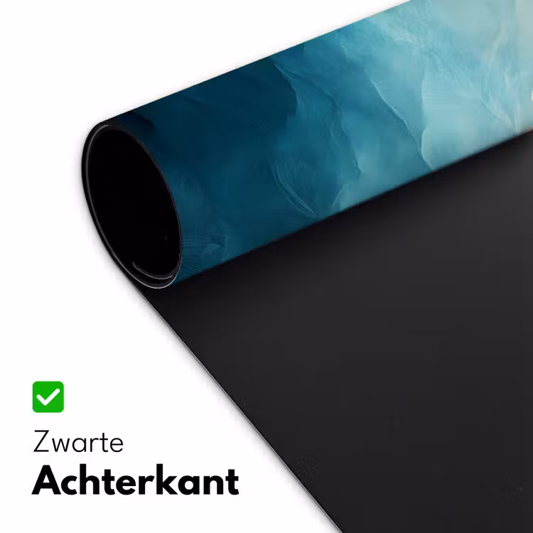 Zee - Silhouet - Abstract - Blauw Muismat XXL klein -sfeer2