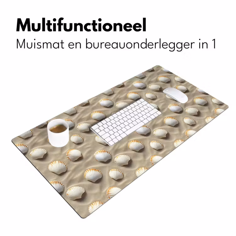 Schelpen - Zand - Maritiem Muismat XXL klein 681 -sfeer4