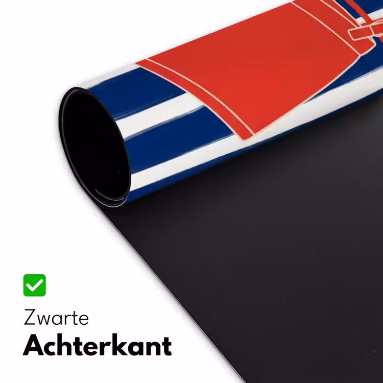 Shorts - Waslijn - Zomer - Illustratie - Rood Muismat XXL klein -sfeer2