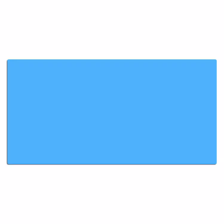 Sky - Blue - Blauw Muismat XXL klein 681 -3d_leeg
