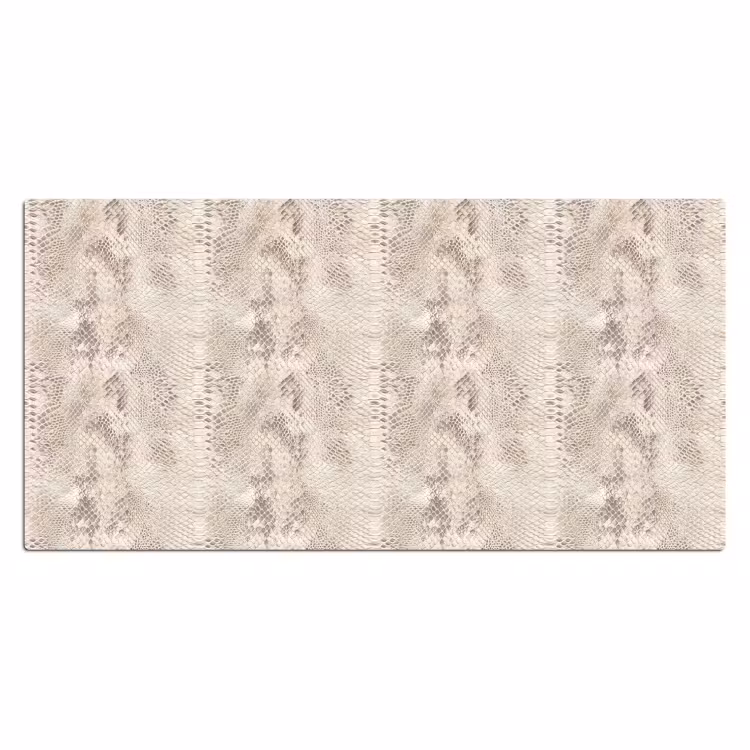 Slang - Patroon - Beige Muismat XXL klein 681 -3d_leeg