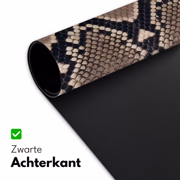 Slangenprint - Python - Bruin Muismat XXL klein -sfeer2