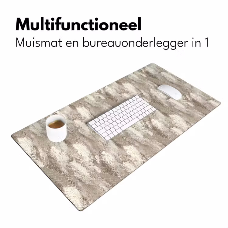 Slang - Textuur - Zand Muismat XXL klein 681 -sfeer4