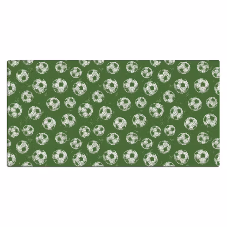 Voetbal - Sport - Groen Muismat XXL klein 681 -3d_leeg
