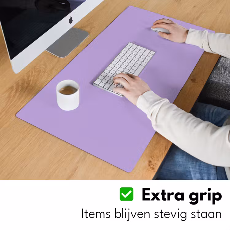 Soft - Lavender - Paars Muismat XXL klein 681 -sfeer3