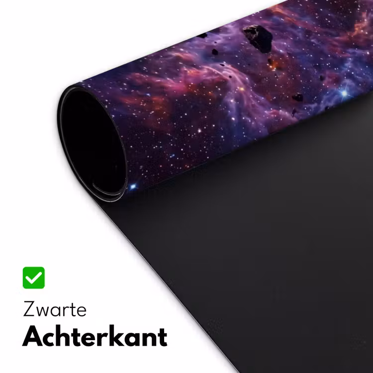 Space - Stars - Abstract - Colorful Muismat XXL klein -sfeer2
