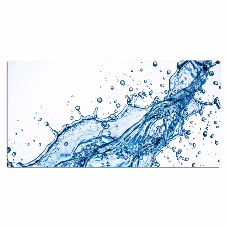 Spash - Water - Blauw Muismat XXL klein -3d_leeg