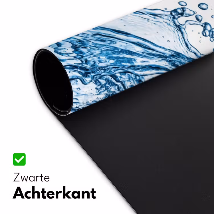 Spash - Water - Blauw Muismat XXL klein -sfeer2