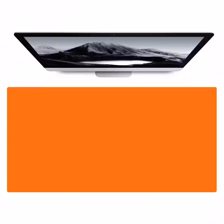 Spiced - Pumpkin - Oranje Muismat XXL klein 681 -zzz3d