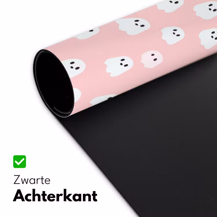 Spookjes - Patroon - Roze Muismat XXL klein 681 -sfeer2