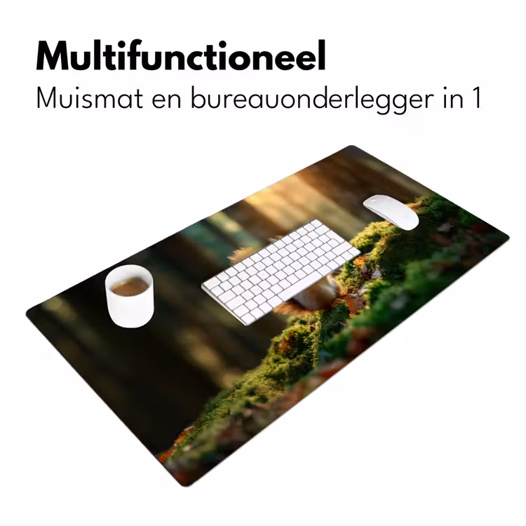 Eekhoorn - Nootje - Gras Muismat XXL klein -sfeer4