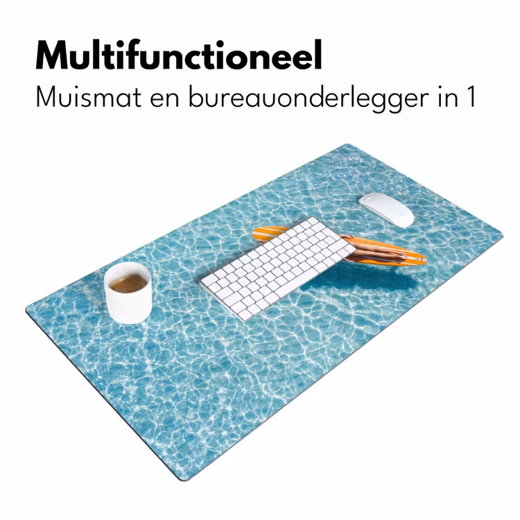 Surfboard - Water - Badpak - Oranje Muismat XXL klein -sfeer4