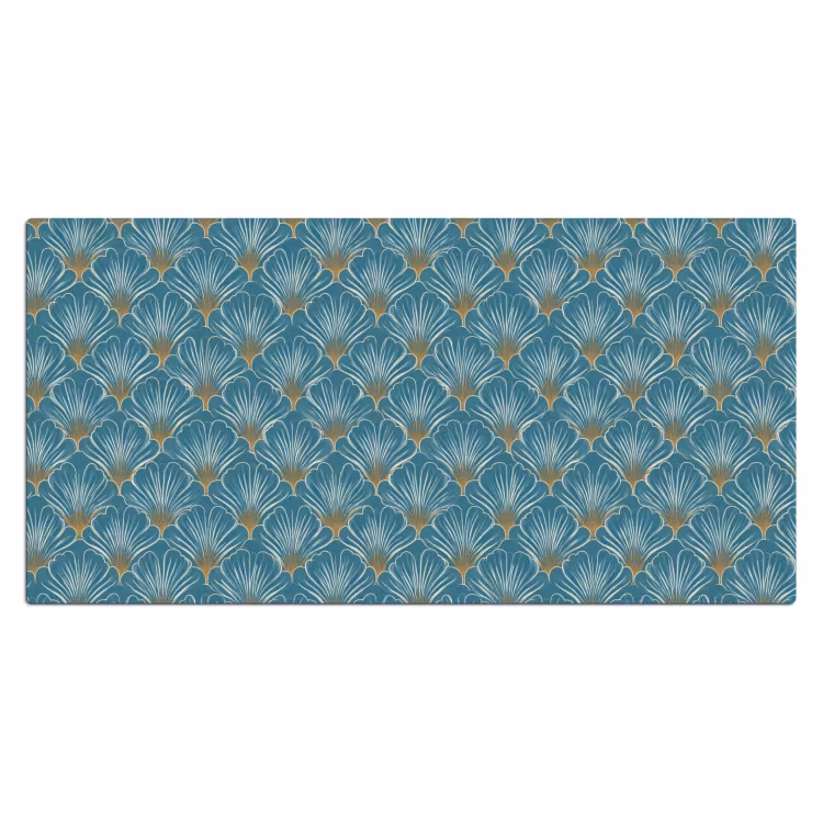 Symmetrisch - Patroon - Blauw Muismat XXL klein 681 -3d_leeg