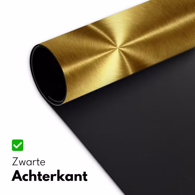 Textuur - Geborsteld Goud - Industrieel - Metallic Muismat XXL klein 681 -sfeer2
