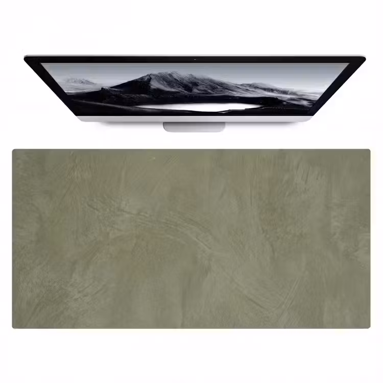 Textuur - Betonlook - Achtergrond - Modern - Groen Muismat XXL klein -zzz3d
