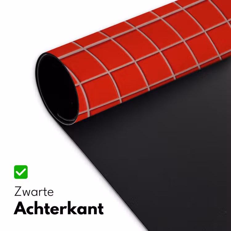 Tegel - Patroon - Kersen - Rood Muismat XXL klein 681 -sfeer2