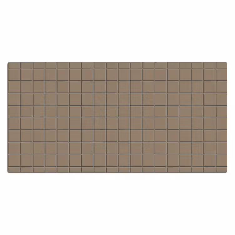 Tegel - Patroon - Taupe Muismat XXL klein 681 -3d_leeg