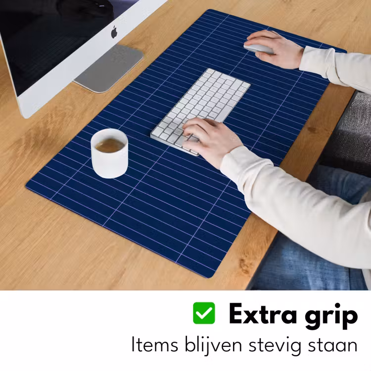 Tegels - Langwerpig - Blauw Muismat XXL klein 681 -sfeer3