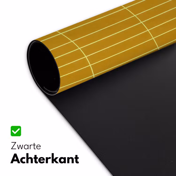 Tegels - Verticaal - Mosterdgeel Muismat XXL klein 681 -sfeer2