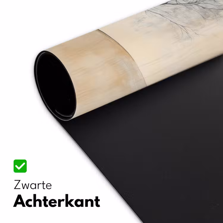Boom - Vlakken - Takken - Kleurverloop Muismat XXL klein -sfeer2