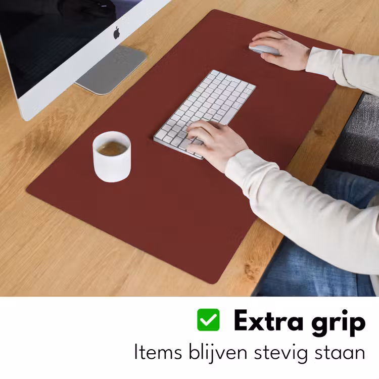 Valentine - Velvet - Rood Muismat XXL klein 681 -sfeer3