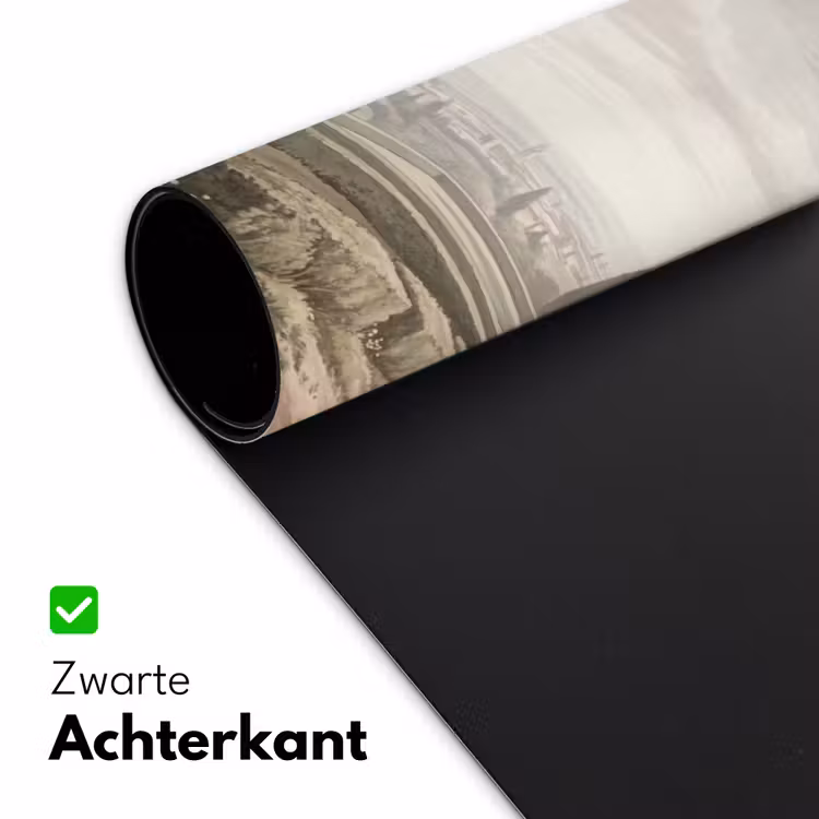 Vallei - Tuin - Natuur - Groen Muismat XXL klein -sfeer2