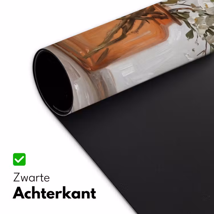 Vazen - Bloemen - Oranje Muismat XXL klein -sfeer2