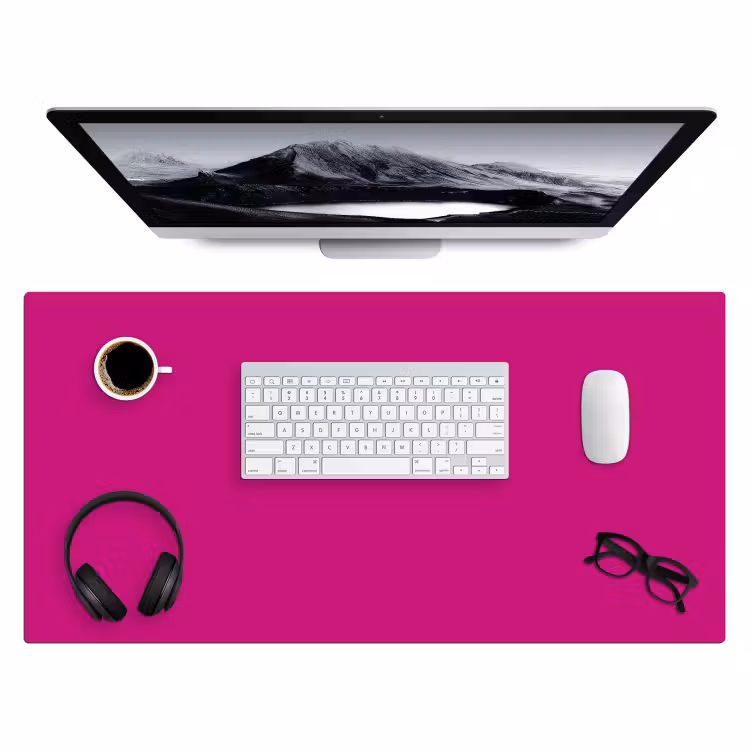 Velvet - Magenta - Roze Muismat XXL klein 681 -3d