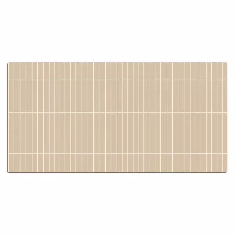 Verticaal - Wandtegel - Crème - Beige Muismat XXL klein 681 -3d_leeg