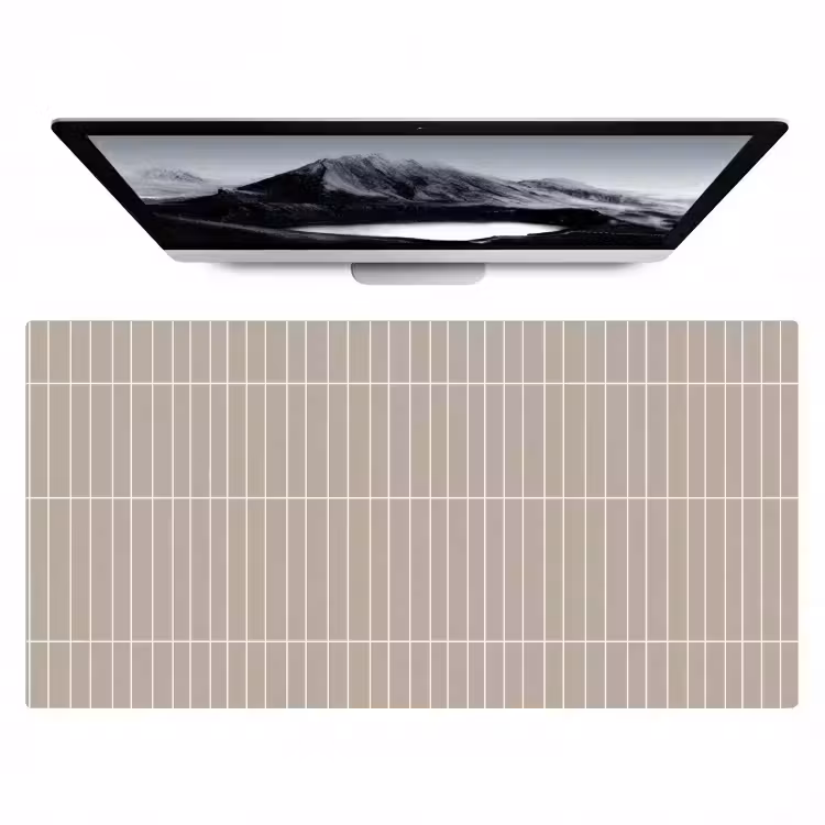 Verticaal - Wandtegel - Licht Beige Muismat XXL klein 681 -zzz3d