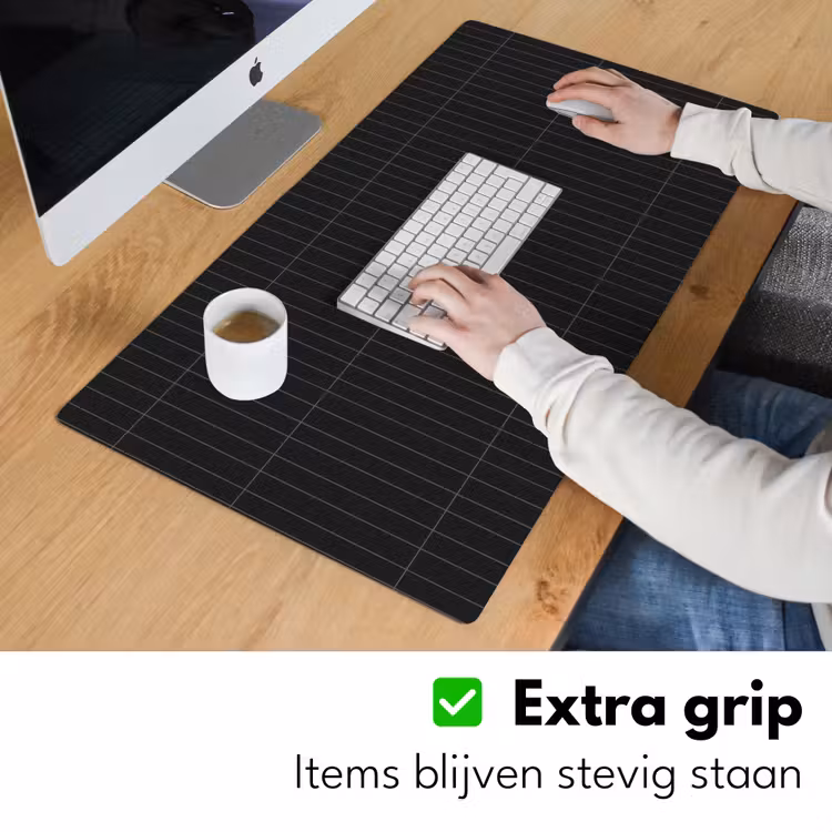 Verticaal - Wandtegel - Mat - Zwart Muismat XXL klein 681 -sfeer3