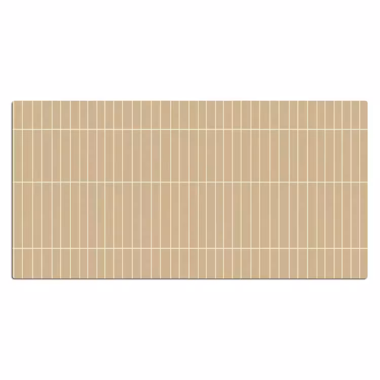 Verticaal - Wandtegel - Zand - Beige Muismat XXL klein 681 -3d_leeg