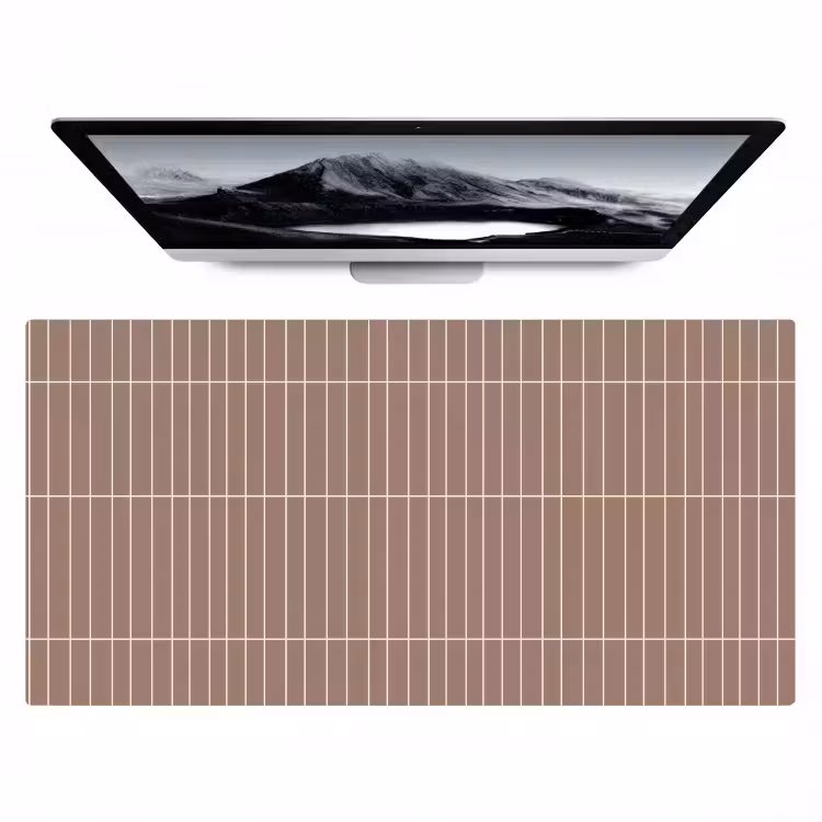 Verticaal - Wandtegel - Terracotta Muismat XXL klein 681 -zzz3d