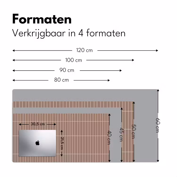 Verticaal - Wandtegel - Terracotta Muismat XXL klein 681 -sfeer5