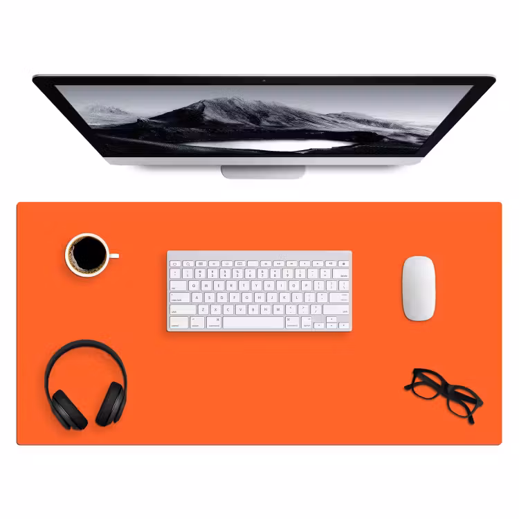 Vivid - Amber - Oranje Muismat XXL klein 681 -3d