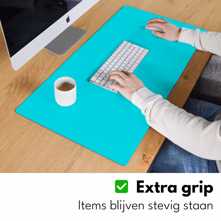 Vivid - Aquamarine - Turkoois Muismat XXL klein 681 -sfeer3