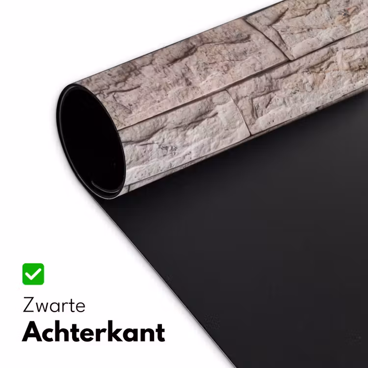Muur - Steen - Ruw - Beige - Textuur Muismat XXL klein -sfeer2