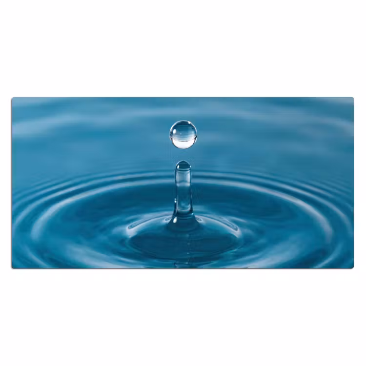 Waterdruppel - Water - Oppervlakte Muismat XXL klein -3d_leeg