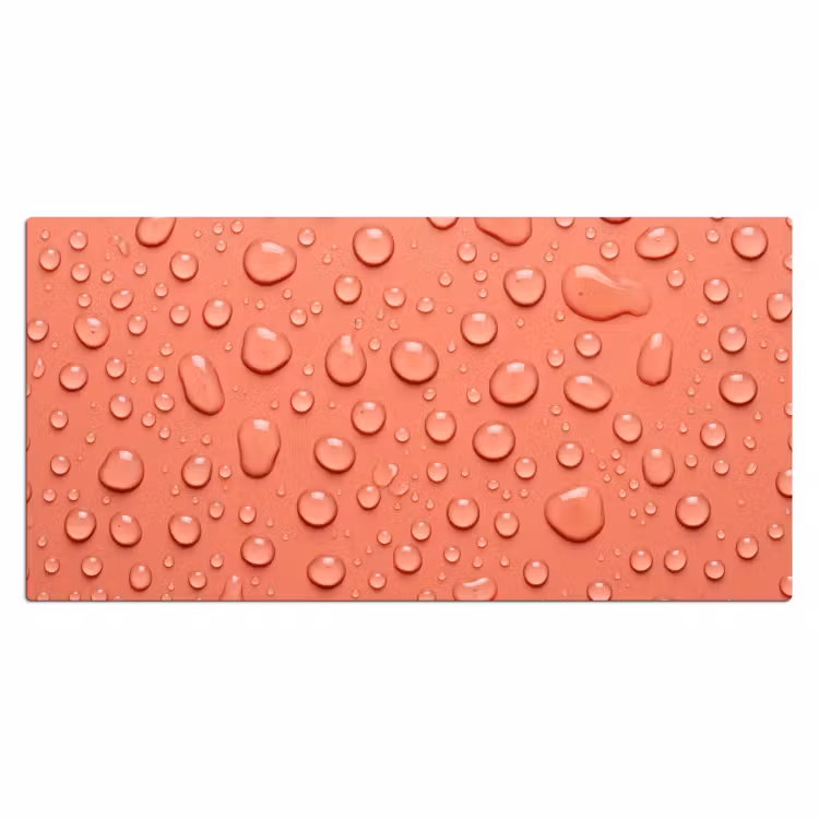 Water - Druppels - Roze Muismat XXL klein -3d_leeg