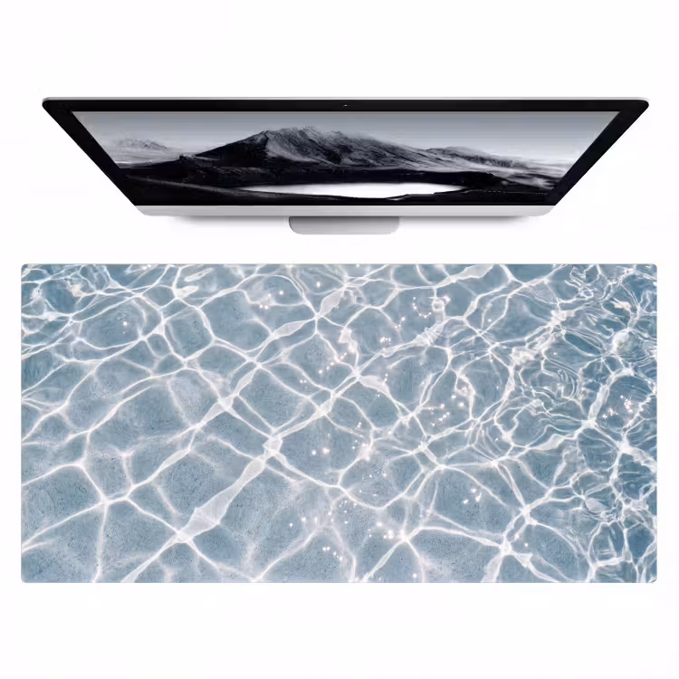 Water - Reflectie - Zonlicht Muismat XXL klein -zzz3d
