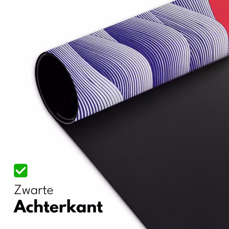 Golven - Zon - Natuur - Abstract - Rood Muismat XXL klein -sfeer2