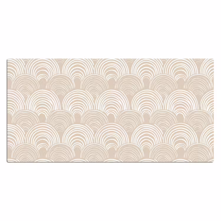Golven - Structuur - Beige Muismat XXL klein 681 -3d_leeg